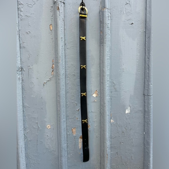 Vintage Paloma Picasso Gold X detail Belt, Small - Picture 3 of 10
